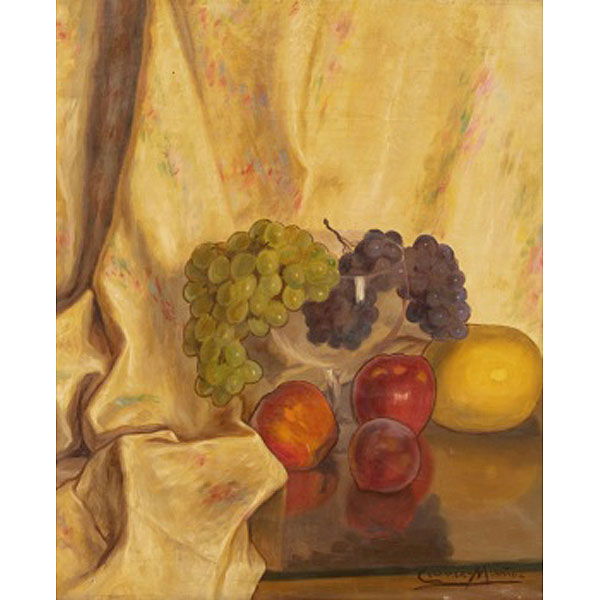 RAFAEL CUENCA MUÑOZ  (1895-1967) "Bodegón de frutas"