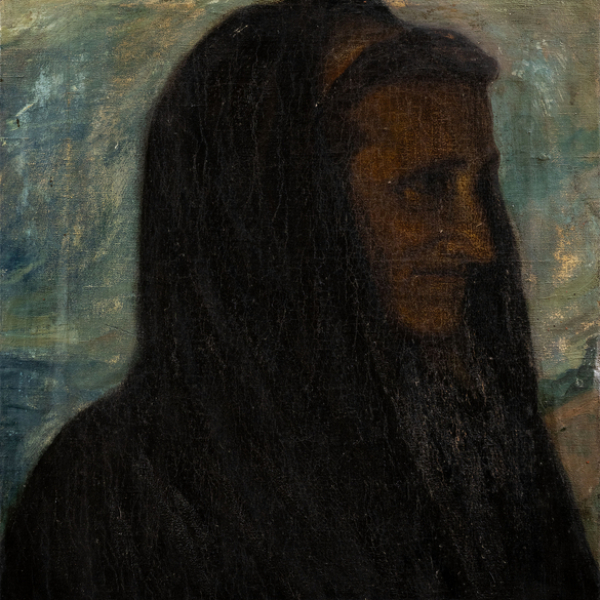 "Mujer con mantilla"  ASCENSIO MARTIARENA (San Sebastián, 1884 - 1966)