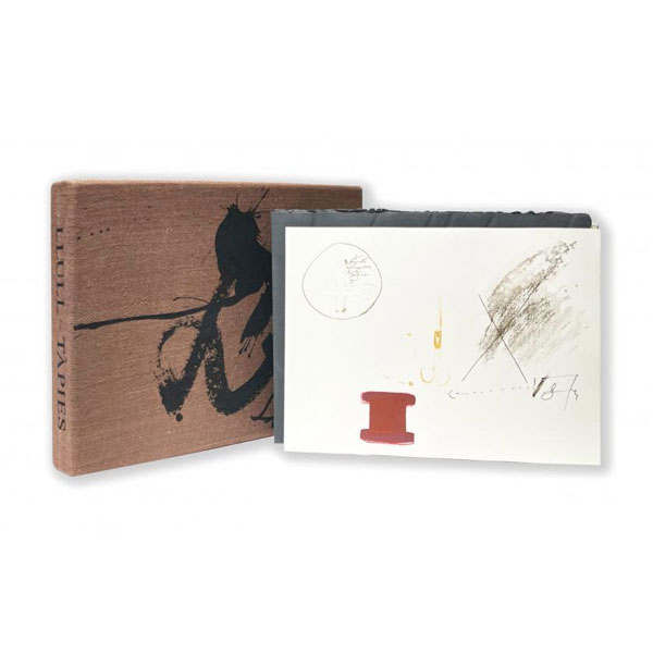Antoni Tàpies  (1923 - 2012).  "Llull - Tàpies (1985)". Libro