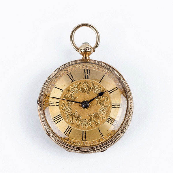 Delicado reloj lepine R. STEWART, Argyle & Buchanan Sts., Glasgow, Nº 16044. En bella caja de oro, 43 mm