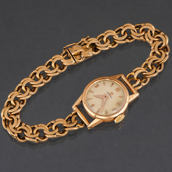 Omega - Reloj de dama en oro amarillo de 18 kt.