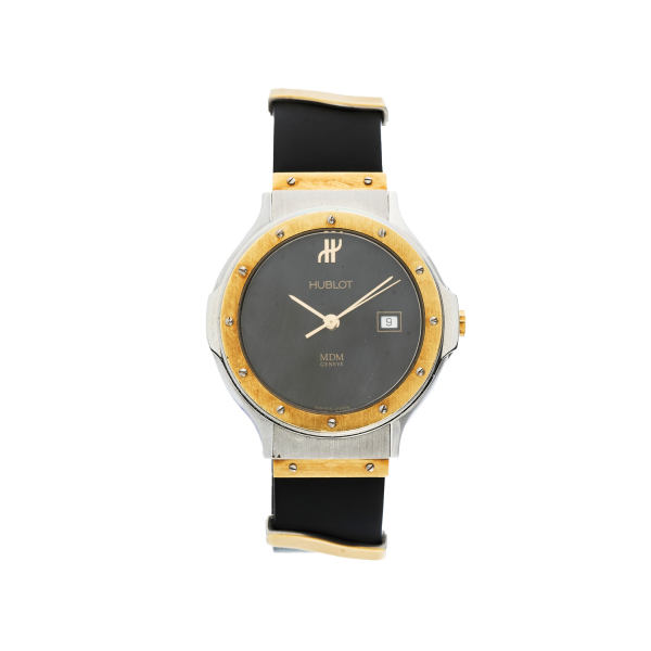 Reloj Hublot de pulsera unisex. En acero, oro y correa de caucho, c. 2000. Ref/Nº 1401.2-262695.