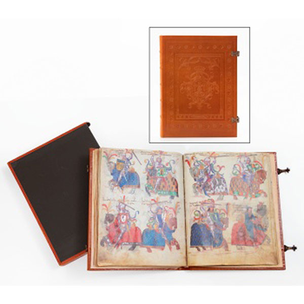 Facsímil Libro de los Caballeros de la Cofradía del Santísimo y Santiago cuyo original pertenece a la Cofradía custodiada en la Catedral de Burgos.