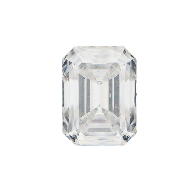 Diamante talla esmeralda. Peso: 2,10 ct. Color: D. Pureza: SI1.
