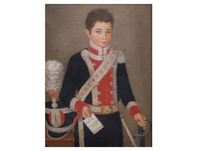 ESCUELA ESPAÑOLA, H. 1815 Retrato de niño