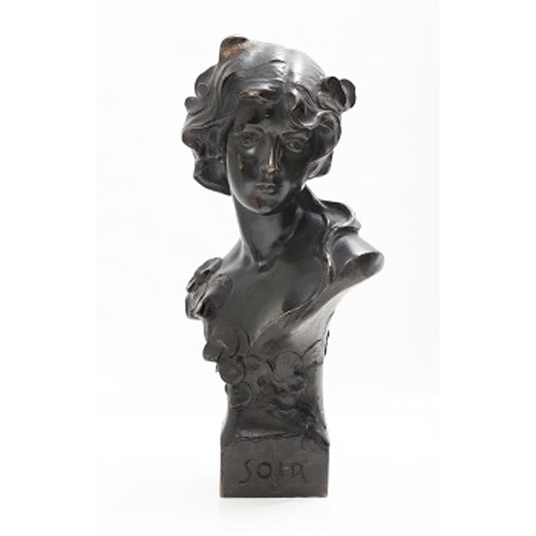 ESCUELA EUROPEA  (S. XX) "Busto de dama modernista"