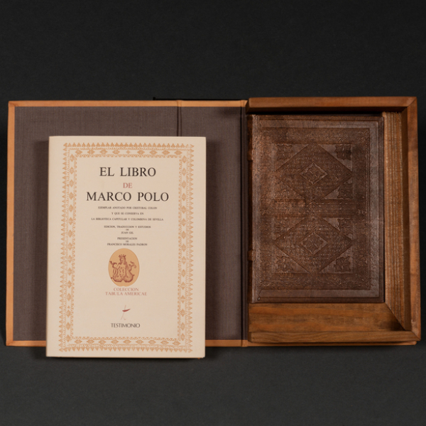 Facsímil Libro de las Maravillas del Mundo de Marco Polo. Editorial Testimonio Compañía Editorial. Ejemplar 176/450.