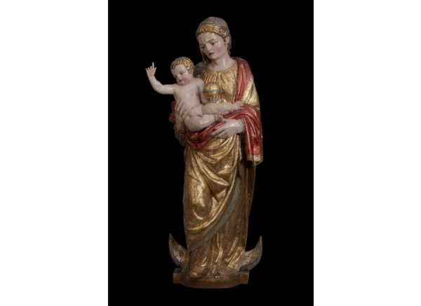 Arnao de Bruselas escultura &quot;Virgen con el niño&quot;