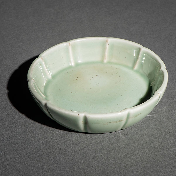 Plato en porcelana China de celadon