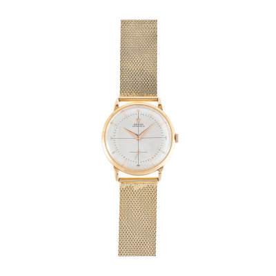 Reloj Omega de pulsera para caballero. En oro, c.1950.