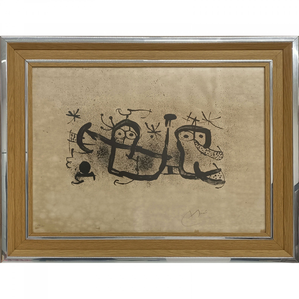Joan Miró: "Ma de Proverbis" 24/75
