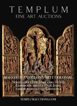 TEMPLUM FINE ART AUCTIONS. Subasta 18 Julio 2024
