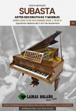 LAMAS BOLAÑO. Subasta ARTE 12 Noviembre 2025