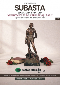 LAMAS BOLA&Ntilde;O. Subasta Pintura y Escultura 29 Abril 2026