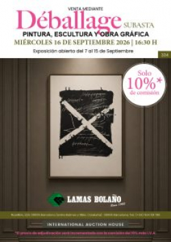 LAMAS BOLA&Ntilde;O. Subasta Pintura 16 Septiembre 2026