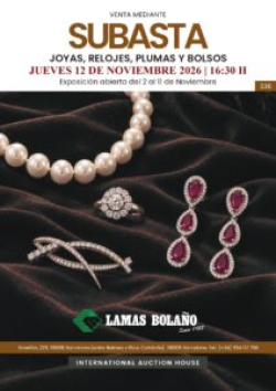 LAMAS BOLA&Ntilde;O. Subasta de Joyas y Relojes 12 Noviembre 2026