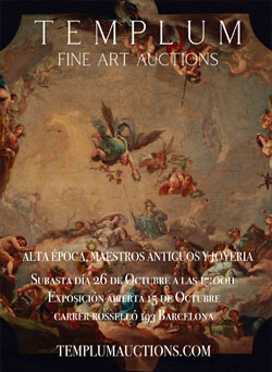 TEMPLUM FINE ART AUCTIONS. Subasta 26 Octubre 2023