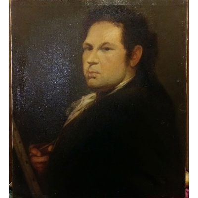 Escuela española pps.S.XIX  &quot;Autorretrato de Francisco de Goya&quot; 