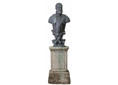 Busto de Carlos V en bronce según modelo de León Leoni y Pompeo Leoni (1553)