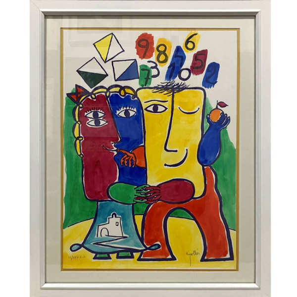Juan García Ripollés. Serigrafía sin título firmada y numerada II / XXV.C.L. (CA 1970).  