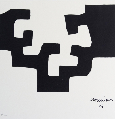 Eduardo Chillida Juantegui (San Sebasti&aacute;n, 1924-2002)  Sin t&iacute;tulo.  Litograf&iacute;a sobre papel. Firmada  