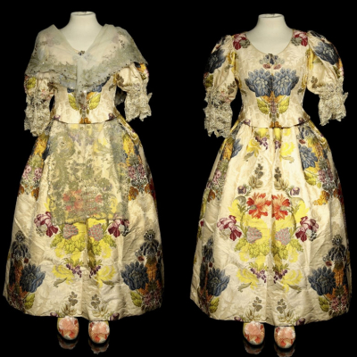 Indumentaria tradicional valenciana de mujer, ca.1939. 