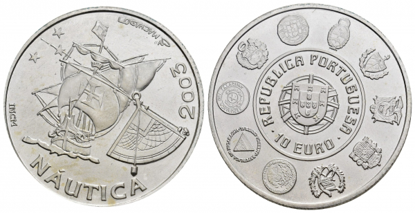 PORTUGAL 2003, 10 euros Nautica (KM-748)