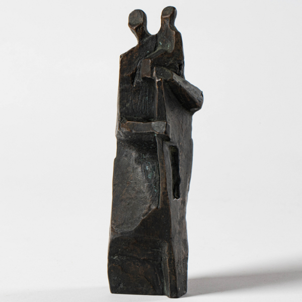 "San Cristóbal" Escultura en bronce.  JORGE OTEIZA (Orio, 1908-San Sebastián, 2003). 