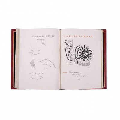 Guillaume Apollinaire. &quot;CALLIGRAMMES&quot; Librairie Gallimard, 1930.  