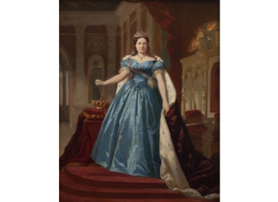 FEDERICO DE MADRAZO Y KUNT (1815- 1894) Retrato de Isabel II (boceto) h. 1864