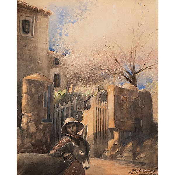 &quot;Flor de Almendro&quot;   ISIDORO GUINEA (Bilbao, 1893-1947)