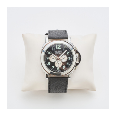 LUMINOR PANERAI, «Regatta». Reloj de pulsera para caballero en acero y correa de piel.