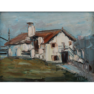 &quot;Paisaje&quot; Autoría: IRENE LAFFITTE(San Sebastián, 1941-Madrid, 1986)