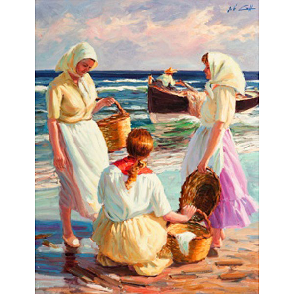 JOSE LULL  (Valencia 1933) &quot;Pescadoras&quot;