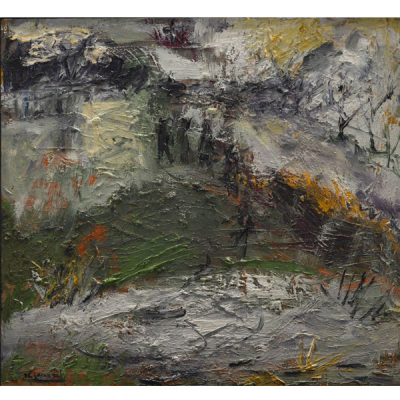 &quot;Paisaje&quot;  JUAN LUIS GOENAGA (San Sebastián, 1950-2024) 