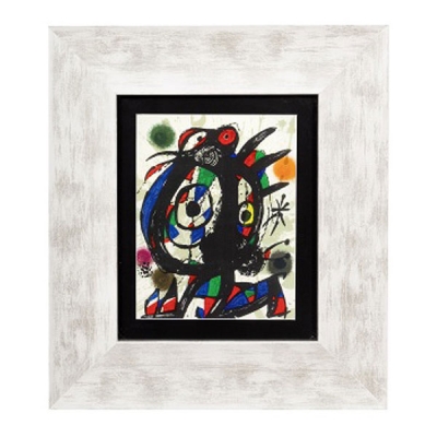 Litografía de Miró. Derriere Le mirror