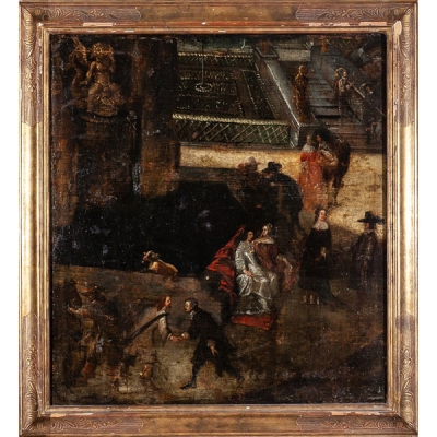 Benito Manuel Agüero - Escena cortesana