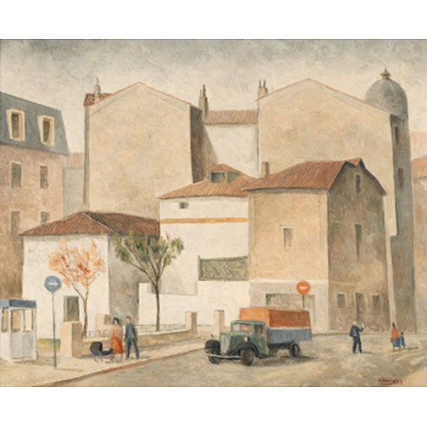 JOSÉ LUIS PÉREZ DÍEZ  (Bilbao 1931 -1992) &quot;Satistegui. Algorta&quot;
