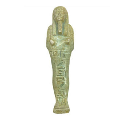 Shabti con forma de momia Egipto, Dinastía XXVI (Saíta) del 664 al 525 a.C.