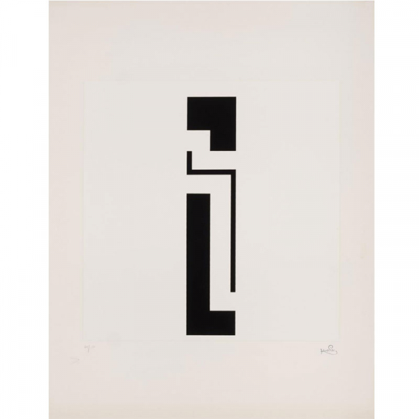 Kupka. &quot;Sin título&quot;. Aguafuerte sobre papel. Firmado en el ángulo inferior derecho.