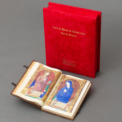 Facsímil Libro de horas de Carlos VIII rey de Francia. Editado por M. Moleiro Ediciones. Ejempar 81/987