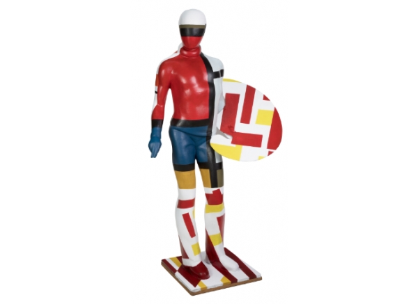 EQUIPO CRÓNICA (act.1964 - 1981) El Pintor (Piet Mondrian), serie "Oficios y oficiantes", 1973