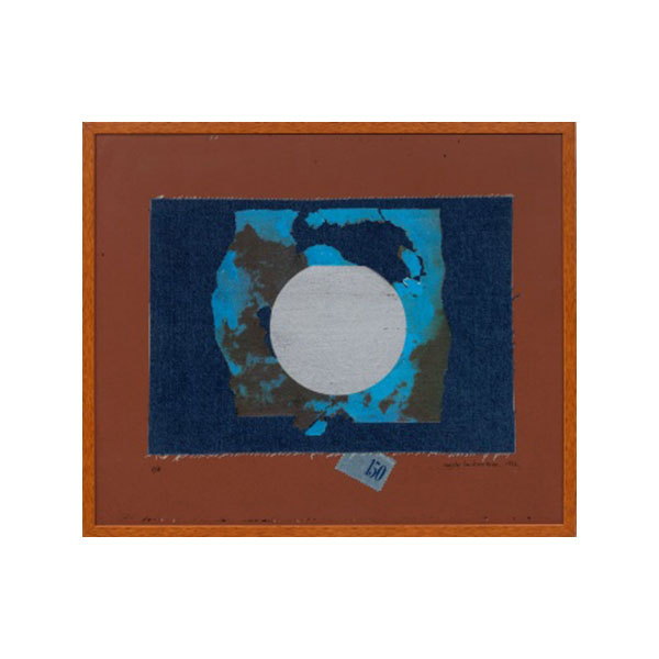 NÉSTOR BASTERRETXEA   (Bermeo, Vizcaya 1924 - 2014)  &quot;Mapa mundi&quot;  Firmado: Nestor Basterretxea 1966 