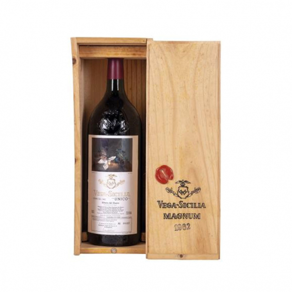 Botella de Vega Sicilia &Uacute;nico 1962. Magnum.   Vega Sicilia, Ribera del Duero.