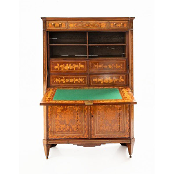 Bureau en madera de caoba  Época Directorio. Fin S. XVIII - Pp. S. XX