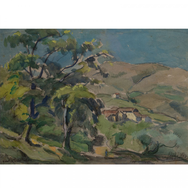 "Urroz de Santesteban".  GASPAR MONTES ITURRIOZ (Irún, 1901-1998) 
