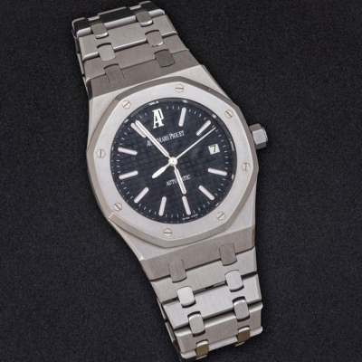  Importante reloj de pulsera para caballero marca AUDEMARS PIGUET, modelo Royal Oak.