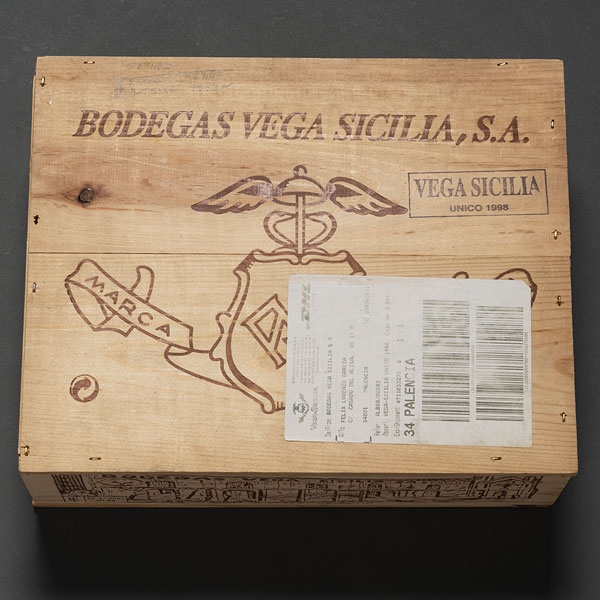 VEGA SICILIA, Único, caja de dos botellas cosecha 1998 