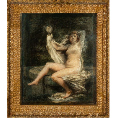Henri Fantin-Latour (Grenoble, 1836 &ndash; Bur&eacute;, 1904) "La V&eacute;rit&eacute;" (La Verdad).    &Oacute;leo sobre lienzo. 