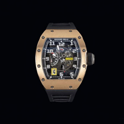 Reloj de pulsera para caballero RICHARD MILLE, modelo RM-030, realizado en titanio y oro rosa de 18 K.